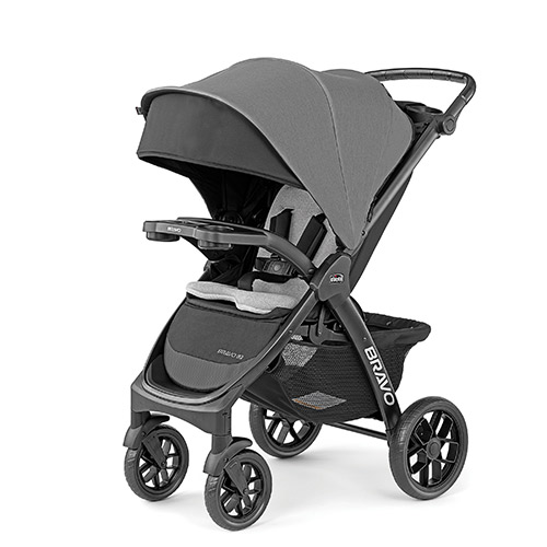 Bravo LE ClearTex Quick-Fold Stroller, Pewter