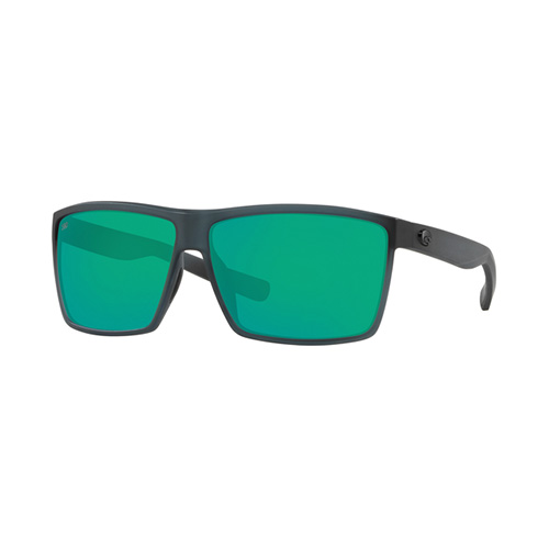 Rincon Matte Smoke Crystal Sunglasses w/ Polarized 580G Green Mirror Lens