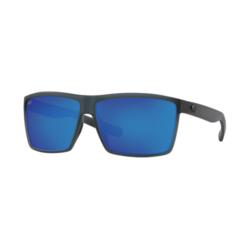 Rincon Matte Smoke Crystal Sunglasses w/ Polarized 580P Blue Mirror Lens