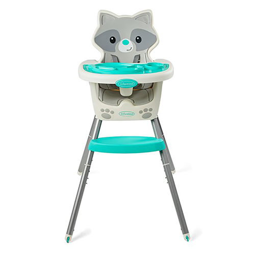 Grow-with-Me 4-in-1 Convertible High Chair, Raccoon