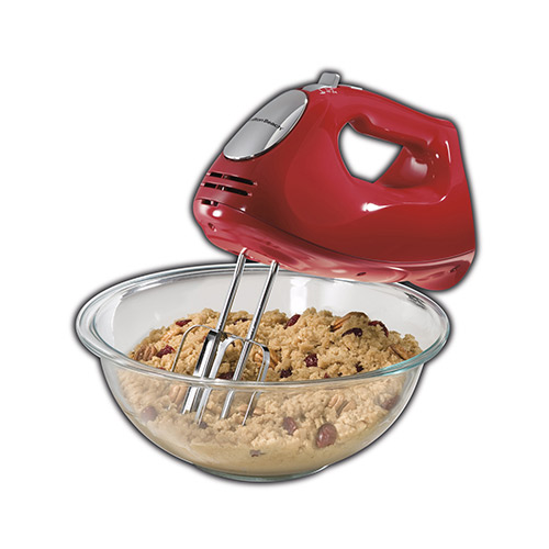 ensemble Hand Mixer w/ Snap-On Case, Red