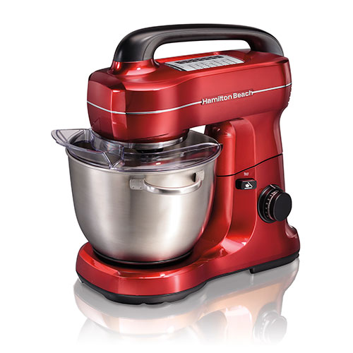 7 Speed 4qt Stand Mixer, Red
