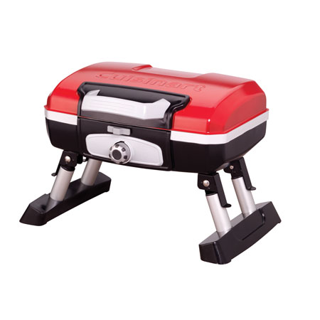 Portable Tabletop Gas Grill, Red
