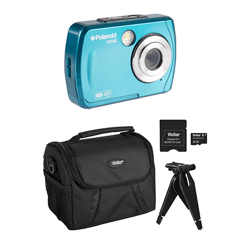 16MP Waterproof Digital Camera Kit, Teal