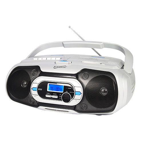 Bluetooth Portable Audio System - CD/MP3/Bluetooth/USB/AUX
